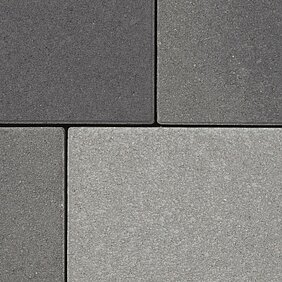 Das Betonpflaster Valeo in color Titan fein.