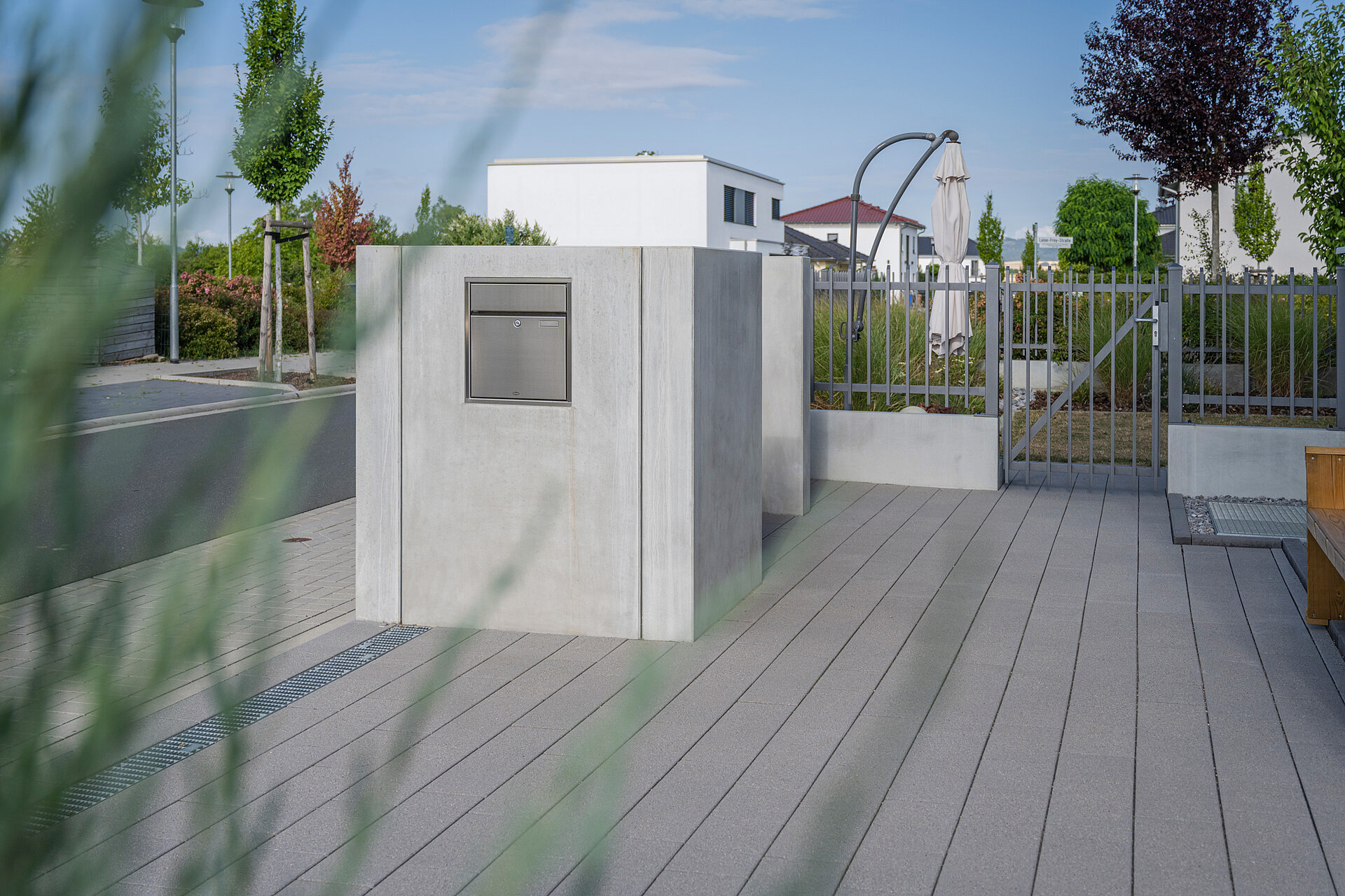 Rinn Mauerteile Briefkästen Eingelassener Briefkasten in Mauerteil