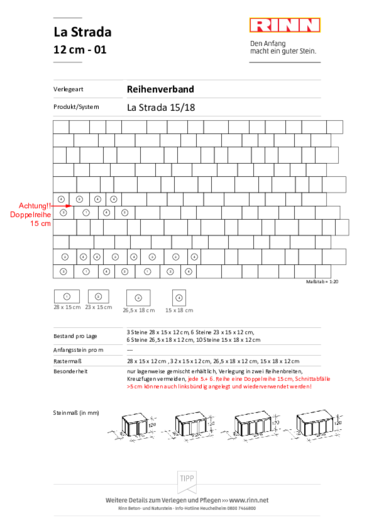 La Strada 12 cm|Reihenverband - 01